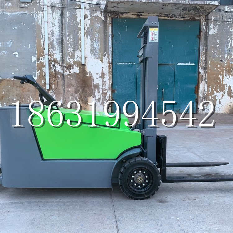 安图县小型电动叉车1吨2吨步行站驾式电瓶堆高充电装卸车液压升降车铲车