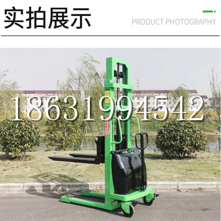 安图县电动叉车堆高车液压铲车电瓶1吨2吨站驾步行式小型全自动叉车